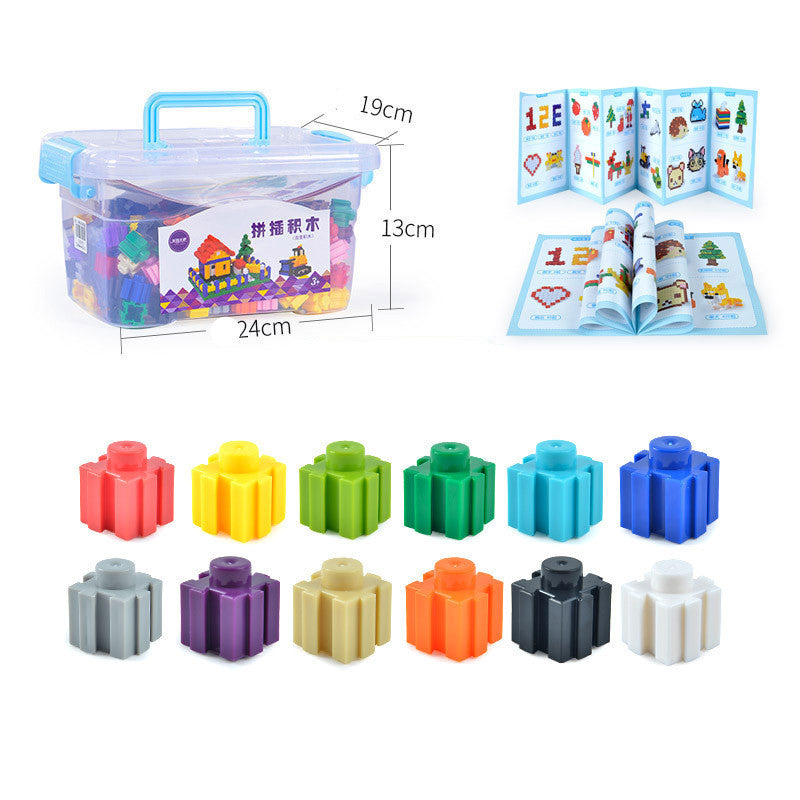 Particle Building Blocks Children's Fight Inserting Baby Toys