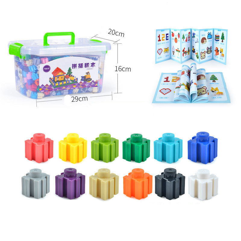 Particle Building Blocks Children's Fight Inserting Baby Toys