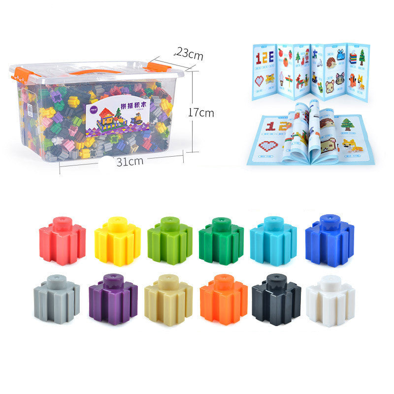 Particle Building Blocks Children's Fight Inserting Baby Toys