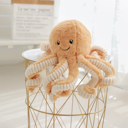 Lovely Simulation Octopus Pendant Plush Stuffed Toy Soft Animal Doll