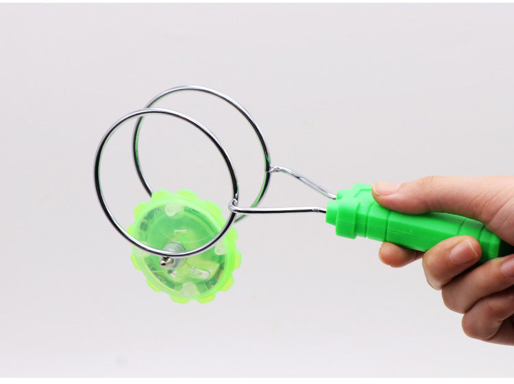 Colorful Luminous Gyro Magnetic Spinning Top Rotating Gyroscope