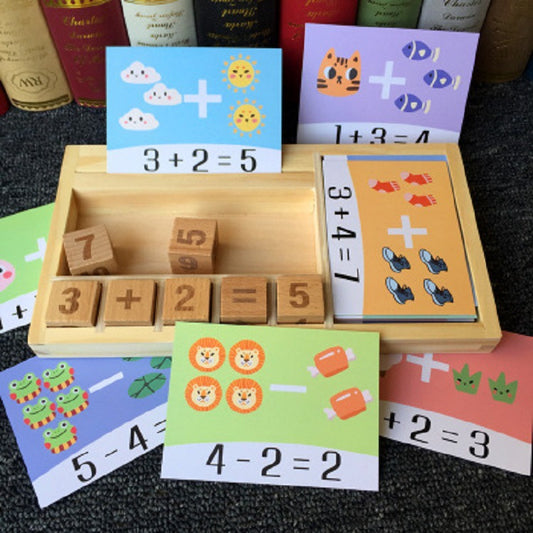 Children's arithmetic building block toys