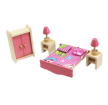 Wooden Delicate Dollhouse Furniture Toys