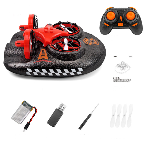 RC Boat Water Land And Air Four-Axis  Hovercraft Three-in-one