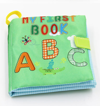 4 Style Baby Toys Soft Cloth Books Rustle Sound Infant