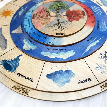 Weather Calendar Ornaments Learning Toys