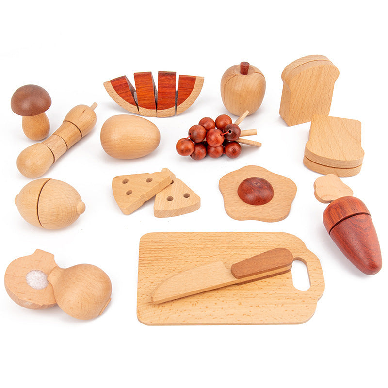 Children's Wooden Magnetic Cutting Fruit