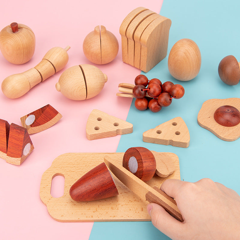 Children's Wooden Magnetic Cutting Fruit