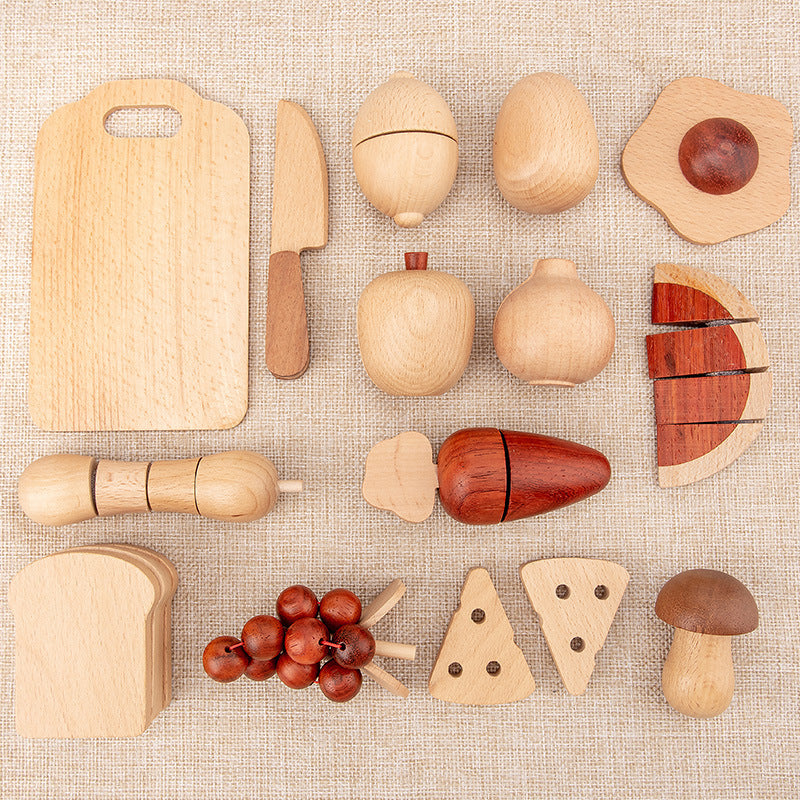 Children's Wooden Magnetic Cutting Fruit