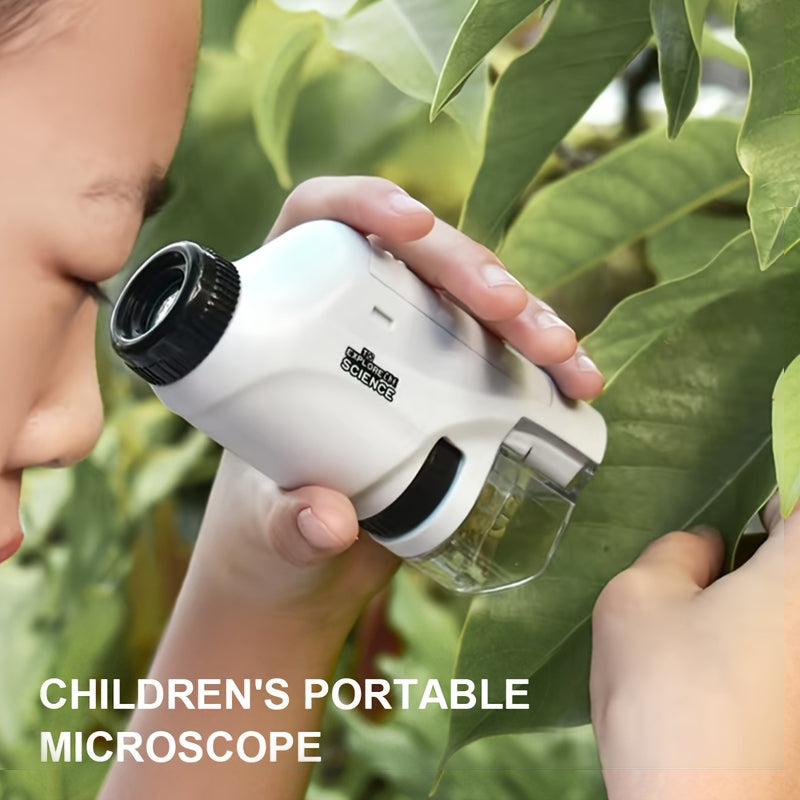 Pocket Microscope For Kids, Portable Handheld Mini Microscope Toy