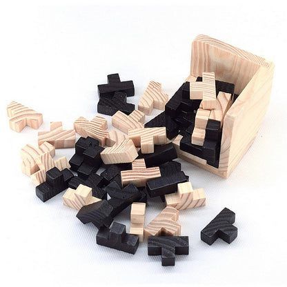 Creative 3D Puzzle Luban Interlocking Wooden Toy Early Educational Toys Puzzles