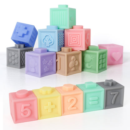 Soft building blocks, relief blocks