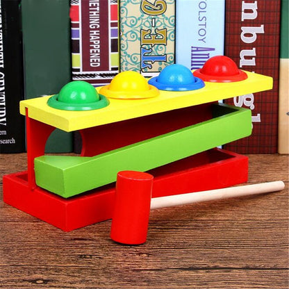 Children's wooden percussion toys