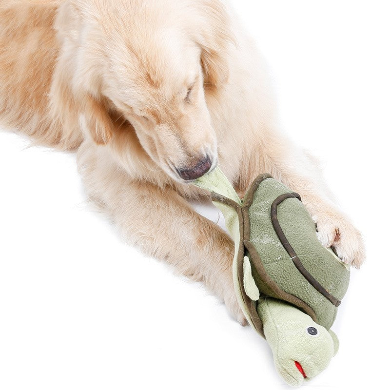 Sounding plush toys for dogs