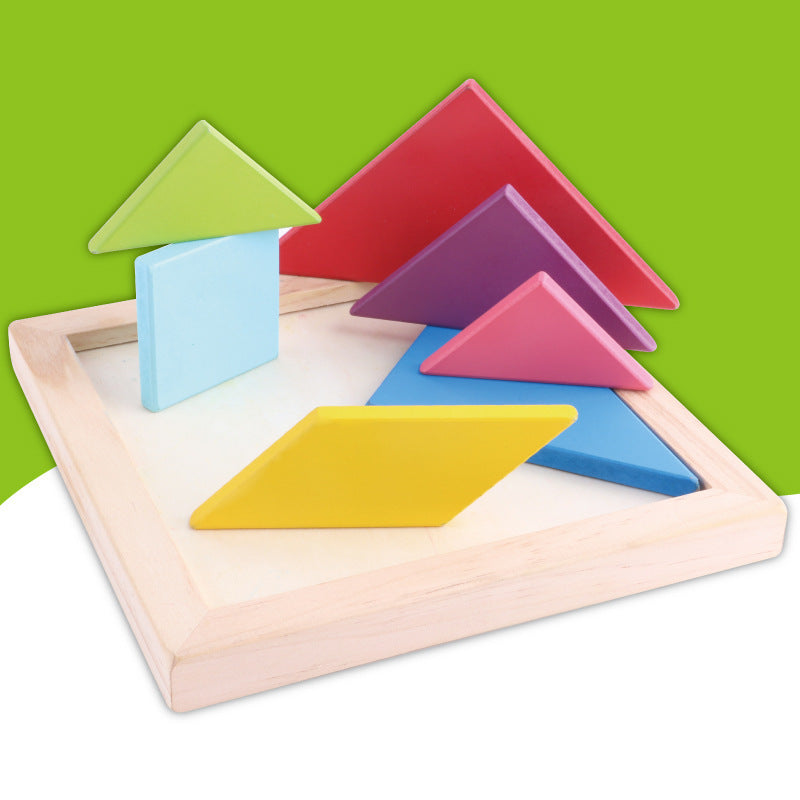 Color tangram educational toys