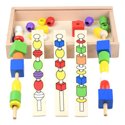 Children's educational beaded box educational toys