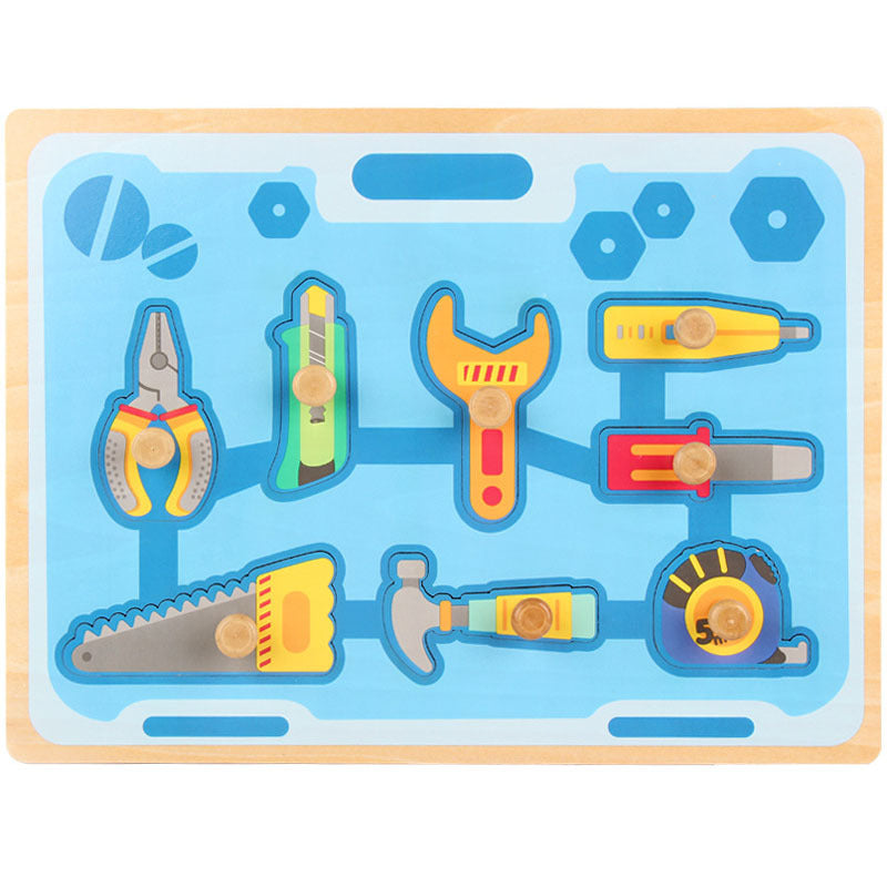 Children's wooden puzzle educational toys