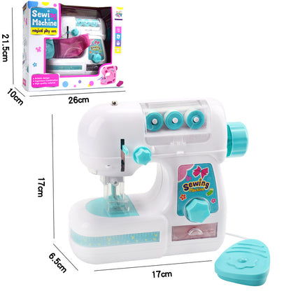 Girl Electric Sewing Machine Small Home Appliance Toy