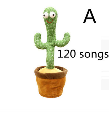 Dancing Cactus Enchanting Flower Electric Plush Toy Twisting Music Song