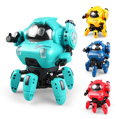 Electric Can Sing And Dance Hexapod Robot Light Music Toys For Boys And Girls