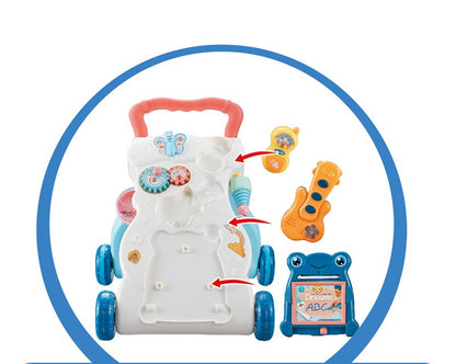 Children's Educational Toys Multi-functional Musical Walker Trolley Anti-rollover