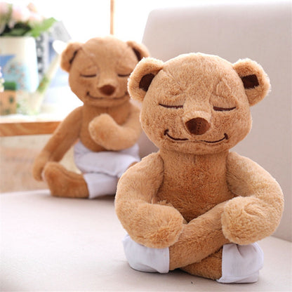 40cm Creative Yoga Bear Plush Toy Stuffed Cute Yoga Bear Doll