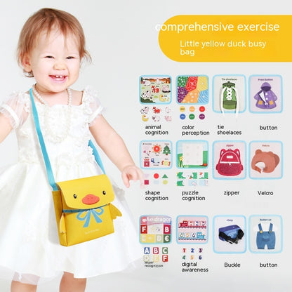 Baby Montessori Early Education Schoolbag Educational Toys