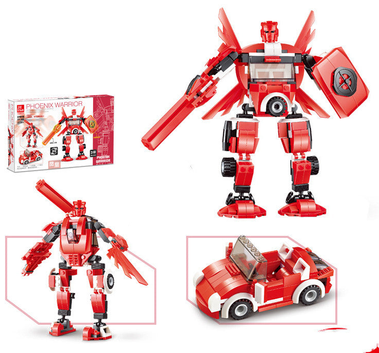 Puzzle color deformation robot building blocks