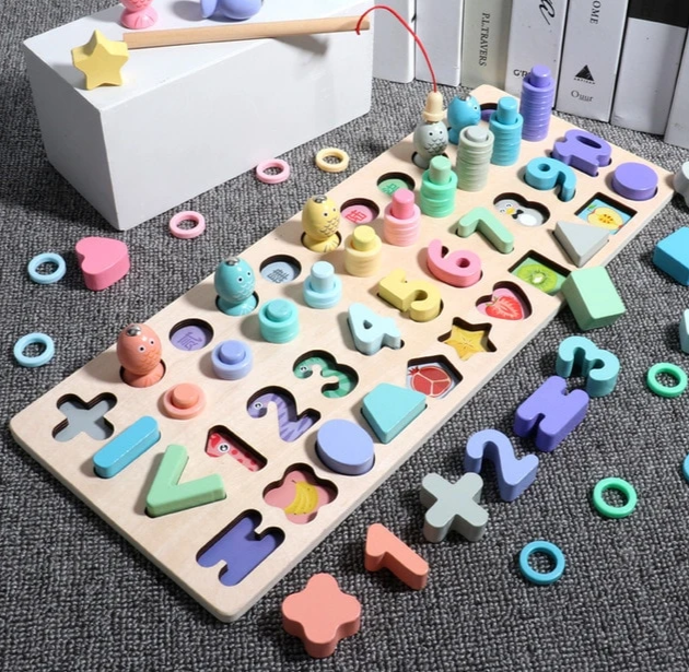 Children 3D Alphabet Number Puzzle Baby Digital Letter