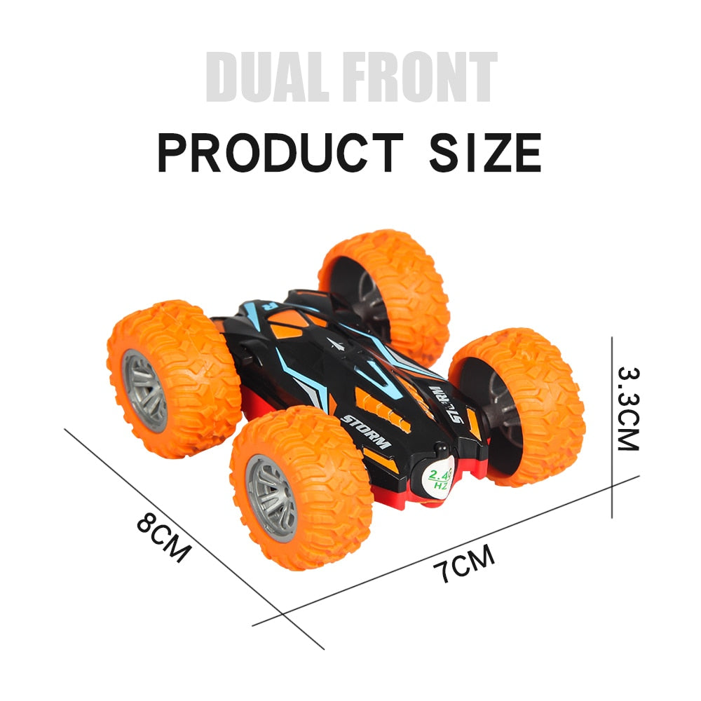 Double Sided 3D Flip Remote Control Car 2.4G 4CH Stunt RC Car Robot