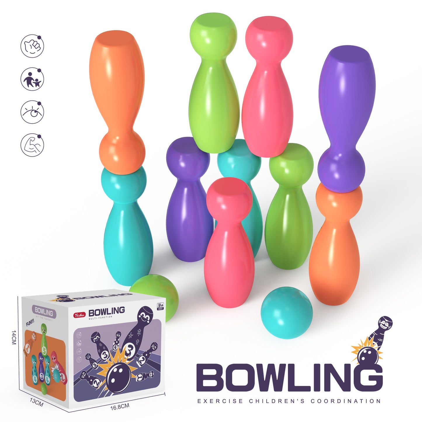 Children's Bowling Toys Suit Indoor Large Kindergarten Toys
