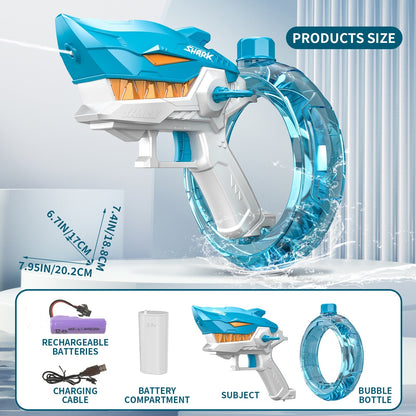 New Shark Electric Water Gun Toys Fully Automatic Toys