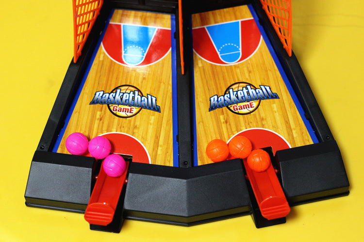 Double finger shooting basketball court