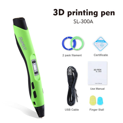 SUNLU 3D Pen SL 300A 3D Printing Pen Support Drawing Set