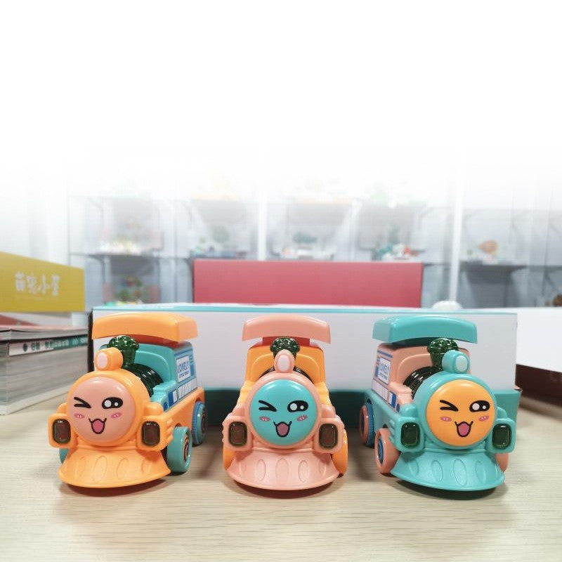 Children's toys press animal crawling toy car