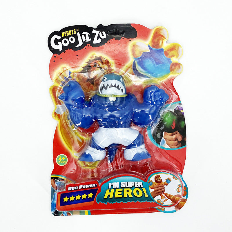 Plastic animal hero relief toys