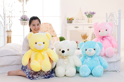 Creative Light Up LED Teddy Bear Stuffed Animals Plush Toy