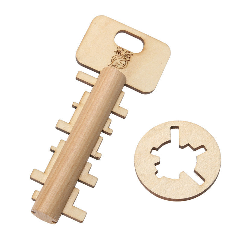 Bamboo Unlock Key Educational Toys