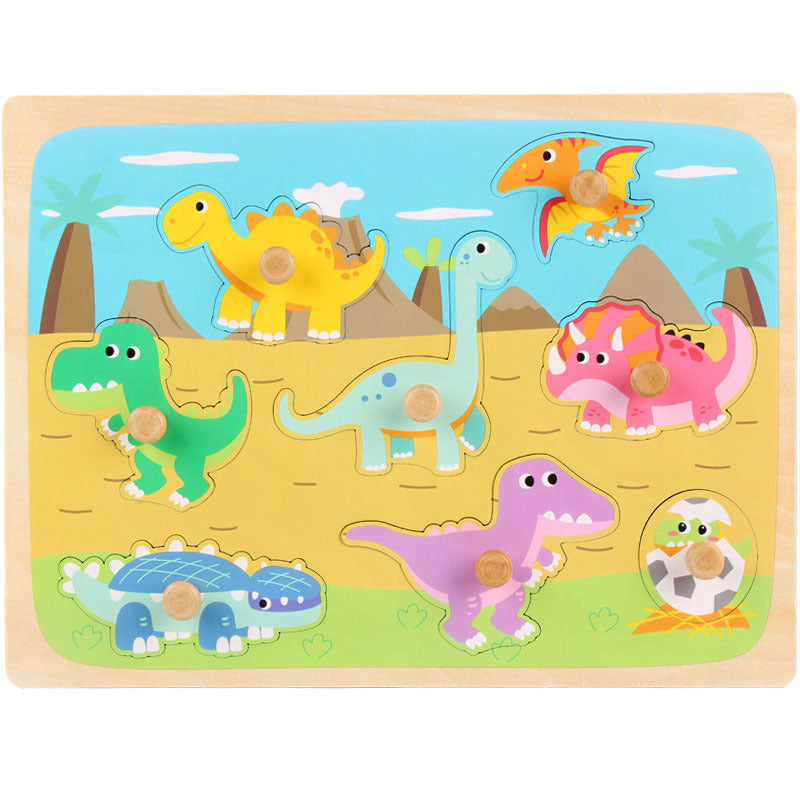 Children's wooden puzzle educational toys