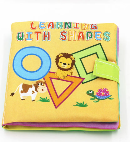 4 Style Baby Toys Soft Cloth Books Rustle Sound Infant