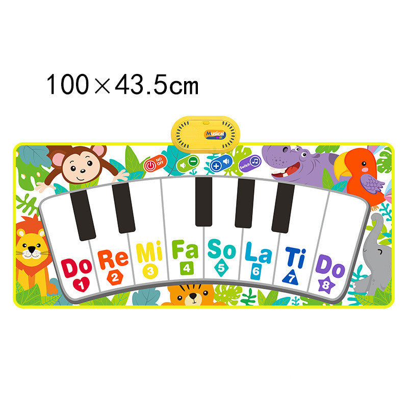 Children's Early Childhood Education Animal Piano Mat