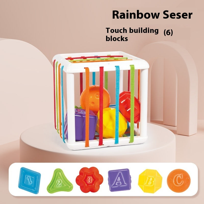 Rainbow Cecil Shape Color Cognitive Baby Early Education Toys