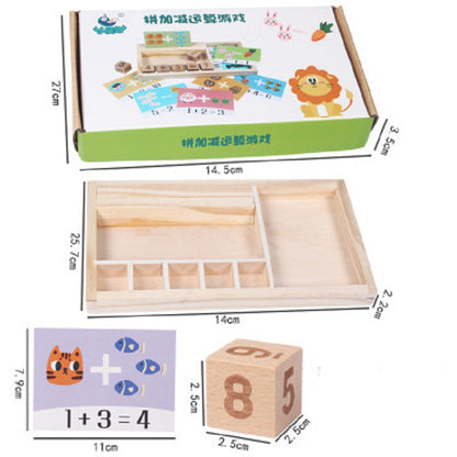 Children's arithmetic building block toys