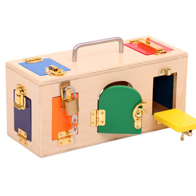 Lock box children's educational baby learning to unlock toys