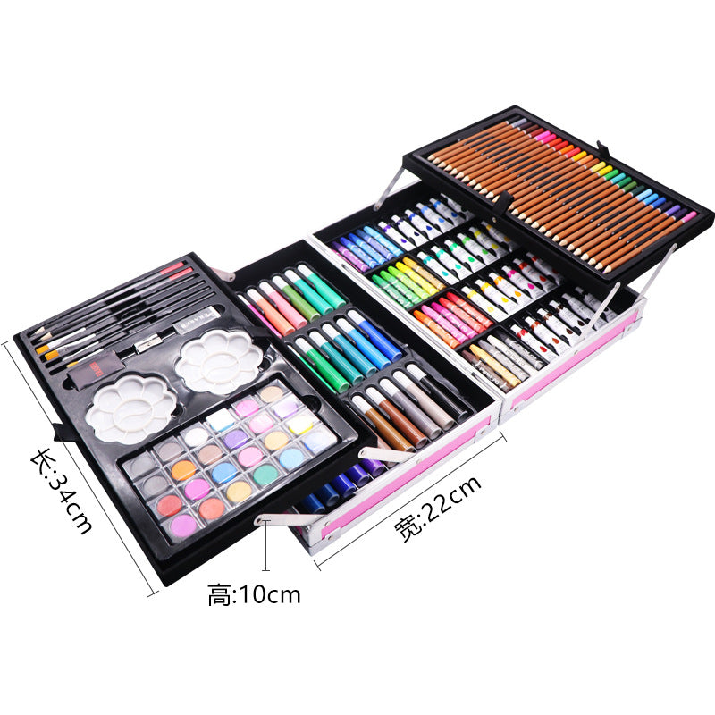 Crayon Watercolor Pen Painting Set