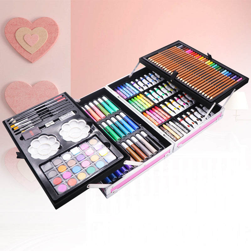 Crayon Watercolor Pen Painting Set