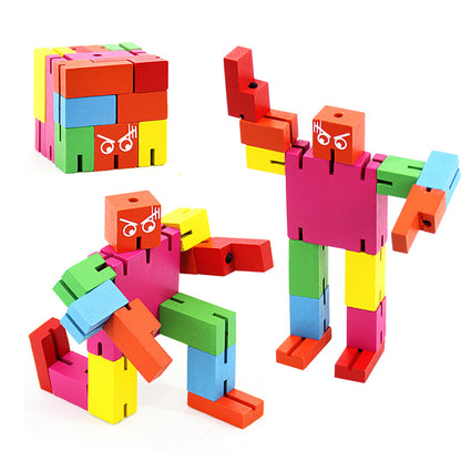 Transformers Assembled Wooden Children's Educational Toys