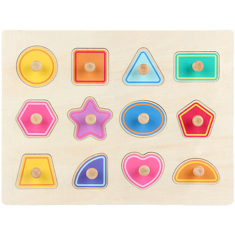 Children's wooden puzzle educational toys