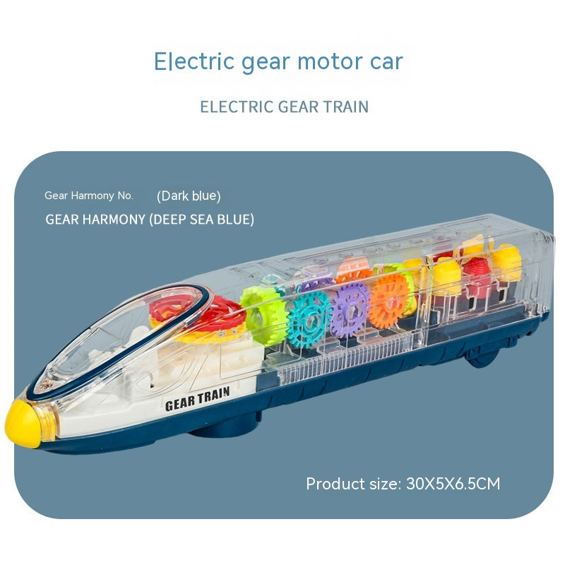 Transparent Gear Motor Car CRH Harmony Electric Universal Light