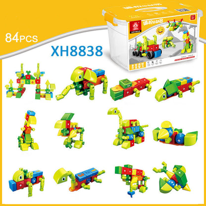 Pure Magnetic Building Blocks Assembling Toys Large Particles